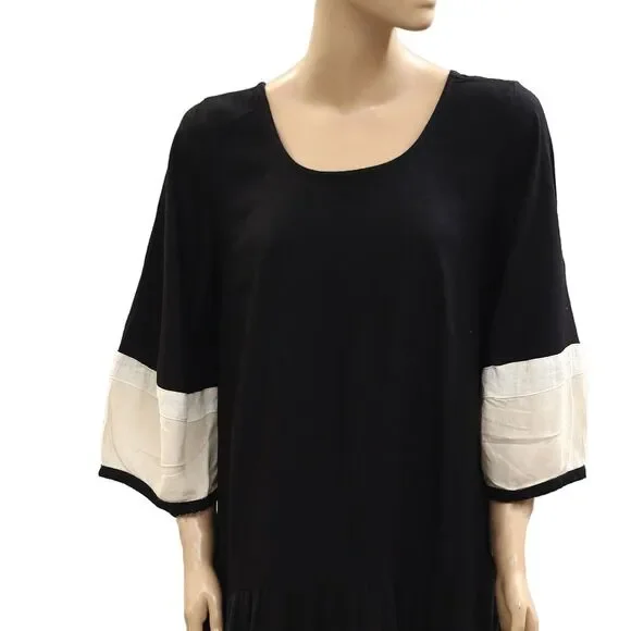 Free People Free Est Manda Midi Dress Colorblock Striped Printed S NEW 285159 - Picture 6 of 9